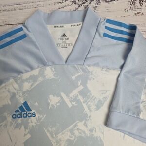 Adidas Condivo 20 Primeblue Mens Soccer Jersey Size Medium Blue White F14221